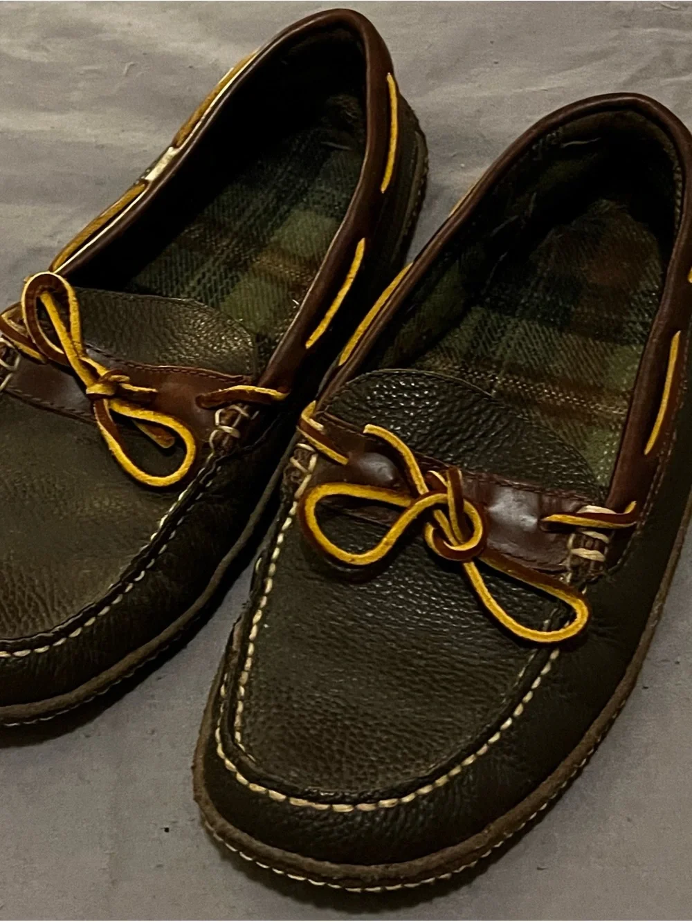 Classic L.L.Bean Men's Handsewn Flannel-Lined Moccasin Slippers
